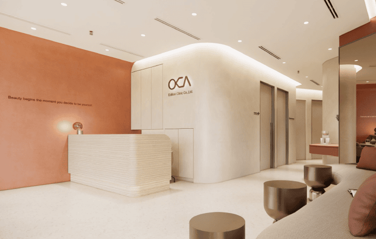 Edition Clinic Thonglor reception and treatment rooms at Marche Thonglor Bangkok