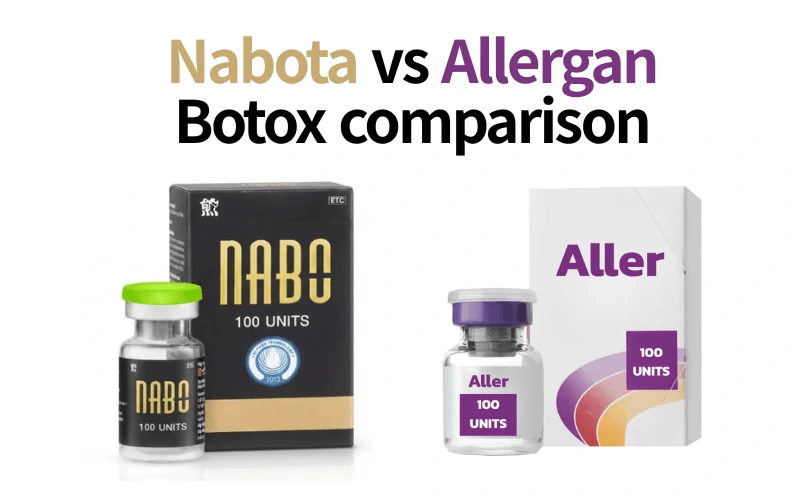 Nabota vs Allergan Botox comparison: Korea vs USA botulinum toxin