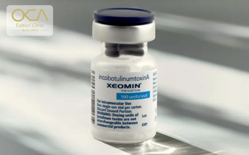 Xeomin incobotulinumtoxinA vial produced by Merz Pharmaceuticals Germany
