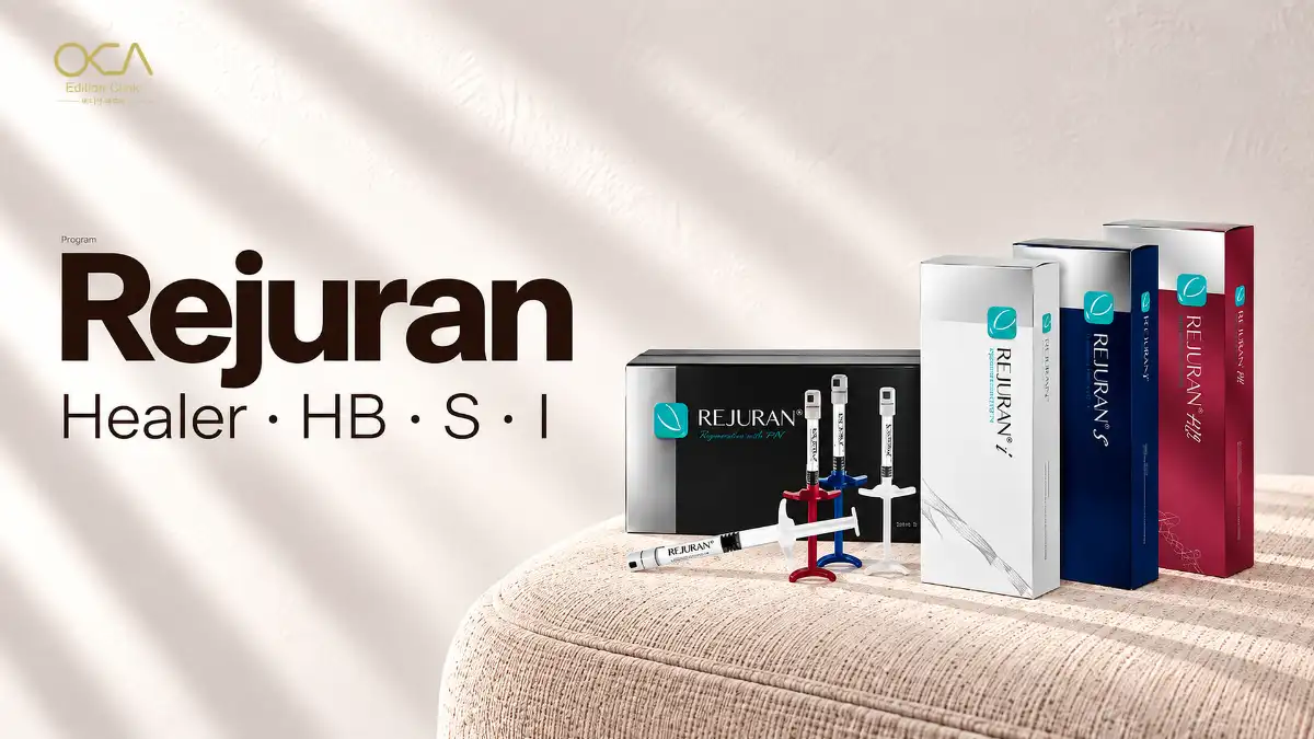 Rejuran 4 types Healer HB S I comparison guide by Edition Clinic