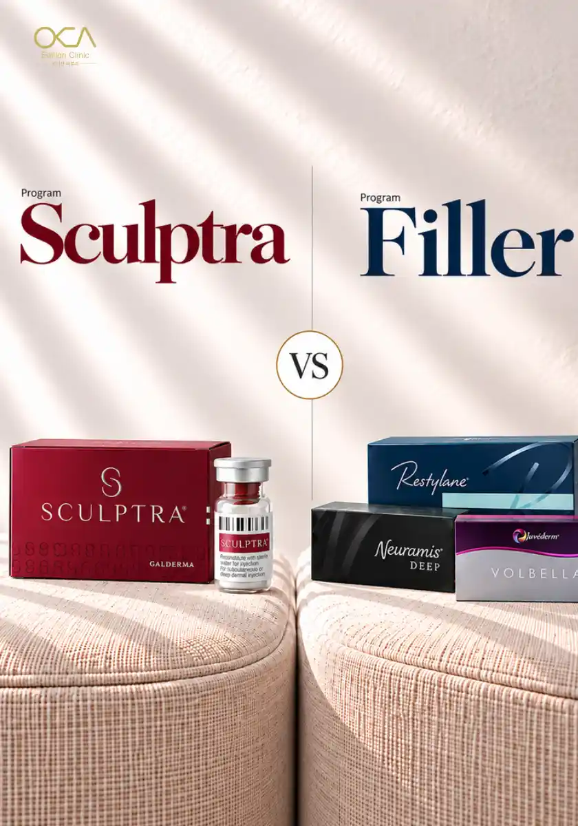 Sculptra vs Filler comparison guide at Edition Clinic Bangkok
