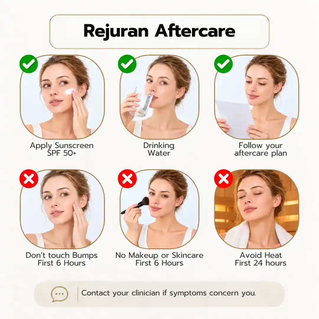Rejuran aftercare dos and don'ts